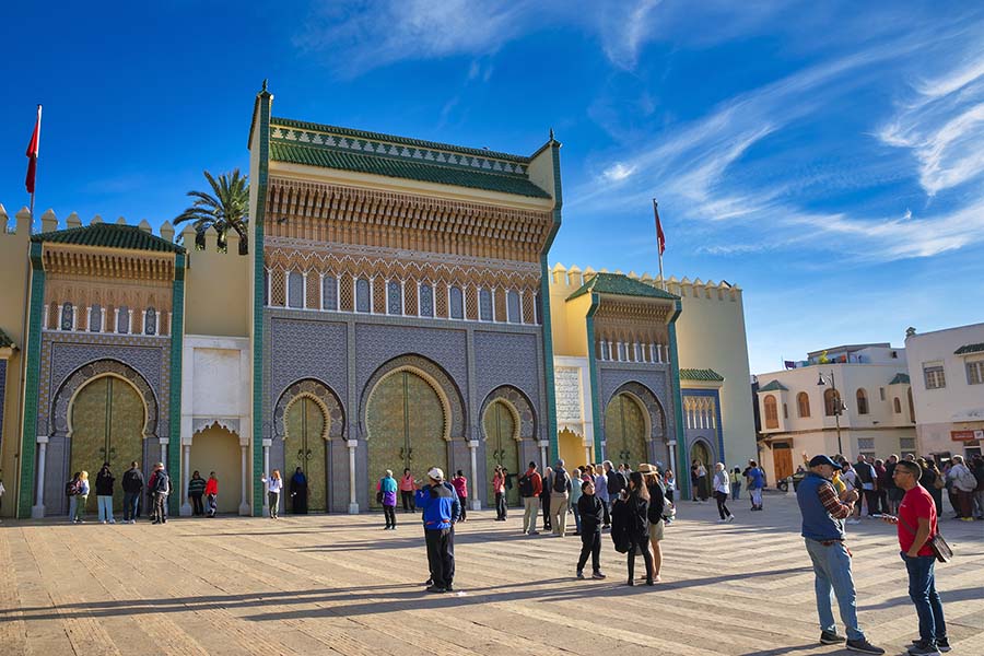 Fez , The gates of the Royal Palace