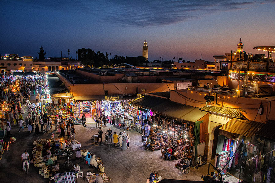 Marrakech , the red city
