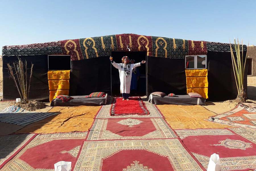 desert camp in Morocco
